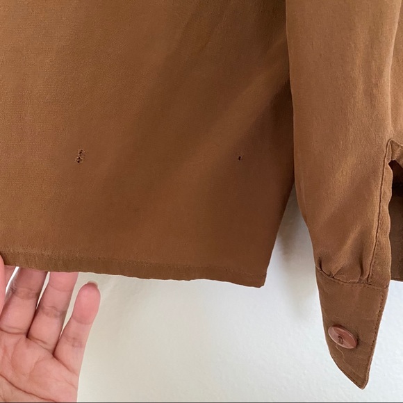 VINTAGE Liz Claiborne silk blouse - Picture 7 of 7